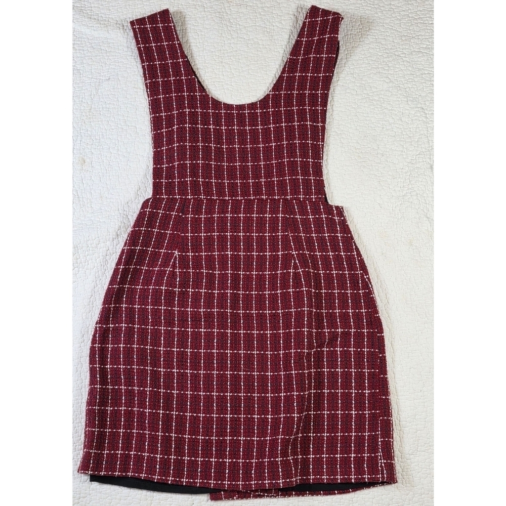 Joe Fresh Red Plaid Jacket & Skirtall Dress Set - Picture 3 of 16